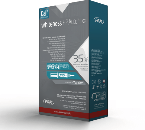 Blanqueamiento WHITENESS HP per hidrogeno 6% Kit (Automix 4g. + TopDam 2g, + puntas) - 232219