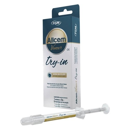 Gel de Glicerina Allcem Veneer Try-In Transparente (Jeringa 2g) - 232118