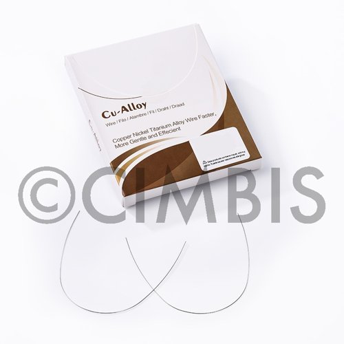 Arco NiTi Copper termico BIO LOW FORCE® 0,016 superior forma BioSmile®/Europa II Compatible (10piezas)