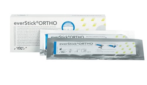 EverStick Ortho. Fibra de vidrio para retenedores estéticos. Largo: 12 cm. Diámetro:0,75 mm ( 2 tiras)